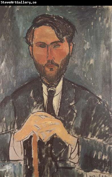 Amedeo Modigliani Leopold Zborowski a la canne (mk38)